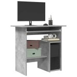 Sale 2025bureau informatique multim�dia - bureau - gris b�ton - 80x45x74 cm - bois d?ing�nierie1984 kg ...