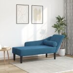 Sale 2025chaise de relaxation - chaise longue avec coussins - bleu velours - 141x555x665 cm1555 kg 5497 ...