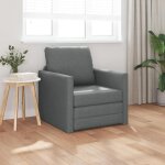 Sale 2025clic - clacsofa lit / canap convertible - 2 - en - 1 gris fonc 74x77x81 cm tissu - aspect ...