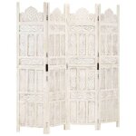 Sale 2025cloison de séparation 4 panneaux - paravent intérieur - blanc 160x165 cm bois manguier2293 kg ... Sale 2025cloison de séparation 4 panneaux - paravent intérieur - blanc 160x165 cm bois manguier2293 kg ...