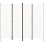 Sale 2025cloison de s�paration 4 panneaux - paravent int�rieur - blanc 200x180 cm359 kg 7701