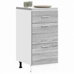Sale 2025commode bahut cuisine - armoire de plancher - sonoma gris - 40x46x815 cm - bois dingénierie217 ... Sale 2025commode bahut cuisine - armoire de plancher - sonoma gris - 40x46x815 cm - bois dingénierie217 ...