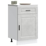 Sale 2025commode bahut cuisine - armoire de cuisine porto - gris b�ton - bois ding�nierie22 kg 8248