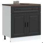 Sale 2025commode bahut cuisine - armoire de cuisine porto - noir - bois dingénierie292 kg 9877 Sale 2025commode bahut cuisine - armoire de cuisine porto - noir - bois dingénierie292 kg 9877
