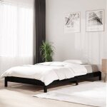 Sale 2025lit gigogne simple / lit empilable - lit 1 personne - noir 80x200 cm bois massif de pin16. 01 ...