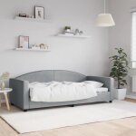 Sale 2025lit rembourr / lit de repos - lit 1 personne - gris clair - 90x190 cm tissu26. 7 kg 9510