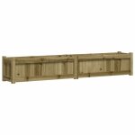 Sale 2025lit sur�lev� de jardin / bac de plantation mood - jardini�re 180x31x31 cm bois de pin impr�gn� ...