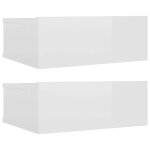 Sale 2025lot de 2 armoires de chevet flottantes - table téléphone chambre - mood - blanc brillant - bois ... Sale 2025lot de 2 armoires de chevet flottantes - table téléphone chambre - mood - blanc brillant - bois ...