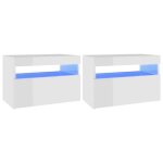 Sale 2025lot de 2 armoires de chevet - table téléphone chambre - lumières led - mood - blanc brillant ... Sale 2025lot de 2 armoires de chevet - table téléphone chambre - lumières led - mood - blanc brillant ...