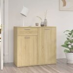 Sale 2025meuble bas bahut vaisselier - buffet - ch�ne sonoma - 80x36x75 cm - bois ding�nierie294 kg 1474 ...
