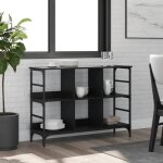 Sale 2025meuble bas bahut vaisselier - buffet noir 102x32x735 cm - bois dingnierie1964 kg 6244