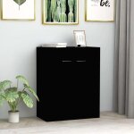 Sale 2025meuble bas bahut vaisselier - buffet noir 60x30x75 cm - bois dingnierie1785 kg 9238