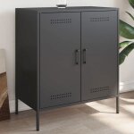 Sale 2025meuble bas bahut vaisselier - buffet noir 68x39x79 cm acier182 kg 3342