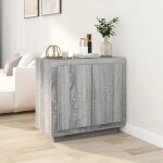 Sale 2025meuble bas bahut vaisselier - buffet - sonoma gris - 80x40x75 cm - bois ding�nierie2688 kg 9508 ...