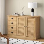 Sale 2025meuble bas bahut vaisselier - buffet avec tiroirs vigo 113x40x75 cm - bois massif de pin283 ... Sale 2025meuble bas bahut vaisselier - buffet avec tiroirs vigo 113x40x75 cm - bois massif de pin283 ...