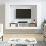 Sale 2025meuble tv - banc tv de salon - blanc 152x22x113 cm - bois ding�nierie2835 kg 6899