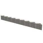 Sale 2025panier  pierres moderne - mur de gabion acier galvanis 630x30x50 cm chill281556