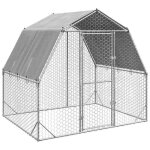 Sale 2025petit enclos maison poules mood - poulailler avec toit - 25x2x225 m acier galvanis chill162732 ...