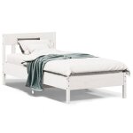 Sale 2025structure / cadre de lit - lit 1 personne - blanc 90x190 cm - bois de pin massif19. 95 kg 5734 ...