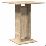 Sale 2025table de bistro mood - table haute cuisine famille - chne sonoma - 60x60x75 cm - bois dingnierie ...