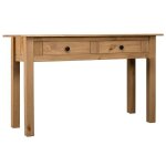 Sale 2025table console - table d?appoint scandinave - 110x40x72 cm pin solide gamme panama12 kg 9526