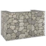 Sale 2026 abri pour poubelle argent - mur en gabion pour poubelles acier galvanis� 180x100x110cm pro603183451 ...