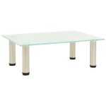 Sale 2026 armoire tv moderne transparent - meuble tv givr� 40x35x17cm verre tremp� pro962279378