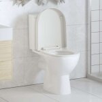 Sale 2026 cabinet salon blanc - abattant wc � fermeture en douceur blanc carr� pro819616894