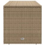 Sale 2026 coffre � coussins dext�rieur - burke - meuble jardin - beige 100x55x555 cm - polyrotin cc31 ...