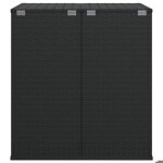 Sale 2026 coffre � coussins de jardin - burke - grande espace - r�sine tress�e 100x975x104 cm - noir ...