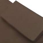 Sale 2026 lit de repos de jardin - burke - lit dext�rieur - marron 200x90 cm acier cc1375