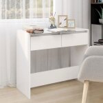 Sale 2026 table � caf� blanche - table console blanche 89x41x765cm acier pro430301723