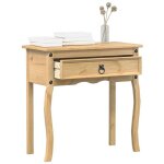 Sale 2026 table � caf� brun - table console corona 73x35x73cm - bois de pin massif pro485976924