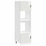 Sale 2026armoires de four / buffet pour cuisine - winwin - 2 pcs porto blanc brillant - bois ding�nierie ...