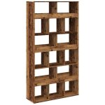 Sale 2026biblioth�que - colonne / meuble �tag�re de rangement pour livres - vieux bois 100x33x1875cm ...