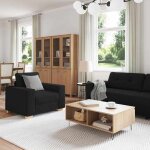 Sale canapé 3 placesfauteuil long - suikun - sofa fauteuil capitonné en tissu noir avec coussins @eu(30918) ... Sale canapé 3 placesfauteuil long - suikun - sofa fauteuil capitonné en tissu noir avec coussins @eu(30918) ...