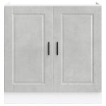Sale dhiver armoire sous �vier - mango - meuble cuisine - porto gris b�ton bois ing�nierie eu1198