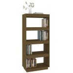 Sale dhiver biblioth�que multi - rangement - jills - armoire � livres - marron miel 60x35x135 cm pin ...
