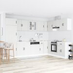 Sale meuble de cuisine - meuble colonne meuble haut de cuisne elements cuisine - lucca avec double �vier ...