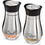 Salière et poivrière en acier inoxydable 4 pouces 2 pièces Salière et poivrière en acier inoxydable 4 pouces 2 pièces