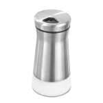 Sali�re poivri�re bec verseur r�glable distributeur acier inoxydable sel himalaya mer casher label