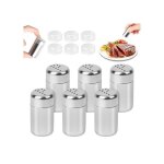 Sali�res et poivri�res mini 6 pi�ces 5ml distributeurs �pices portable bbq camping table