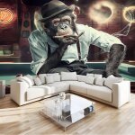 Salle de billard papiers peints singe de dessin animé photo murale intissé papier peint mural salon chambre ... Salle de billard papiers peints singe de dessin animé photo murale intissé papier peint mural salon chambre ...