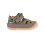 Salom�s - kickers - kick sushyk lt - cuir - vert - b�b� gar�on