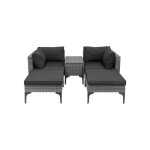 Salon de jardin - alightup - canap de jardin transats fauteuils lounge dextrieur canap modulable en ...