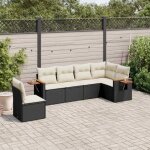 Salon de jardin - vidaxl - 6 pcs - résine tressée - housses amovibles - conception modulaire Salon de jardin - vidaxl - 6 pcs - résine tressée - housses amovibles - conception modulaire