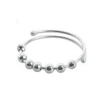 Salutuya bague des femmes anneau fidget ouvert conception réglable en acier inoxydable accessoire danneau ... Salutuya bague des femmes anneau fidget ouvert conception réglable en acier inoxydable accessoire danneau ...