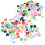 Salutuya boutons  2 trous 200 pices boutons de couture ne se dcolorent pas accessoires de clothing ...