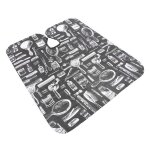 Salutuya cape de coupe de cheveux tablier de coiffure professionnel cape de robe de teinture de coupe ...