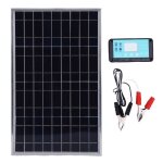 Salutuya chargeur de panneau solaire 100w kit de contr�leur de panneau solaire 100w frame daluminium ...